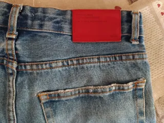 Pantalone Jeans Bershka blu XS