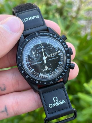 Omega Swatch Negro