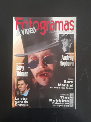 Fotogramas Revista Gary Oldman Audrey Hepburn
