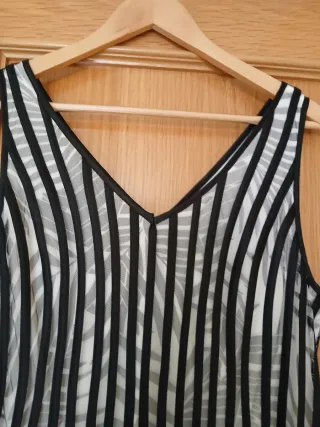 Vestido de fiesta rayas