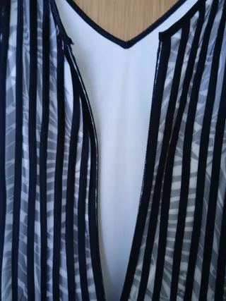 Vestido de fiesta rayas