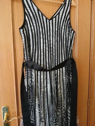 Vestido de fiesta rayas