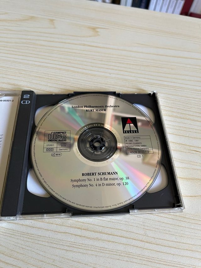 Schumann Sinfonias Kurt Masur 2 CDs