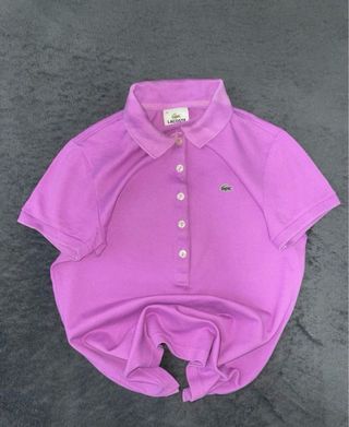 Dos polos Lacoste rosas Mujer y unisex