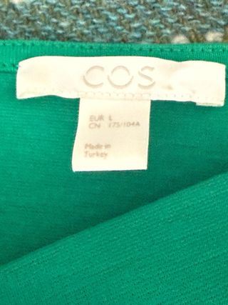 Vestido COS verde largo