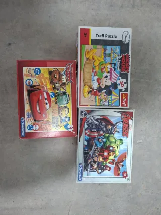 Lotes de Puzzles Disney y Marvel