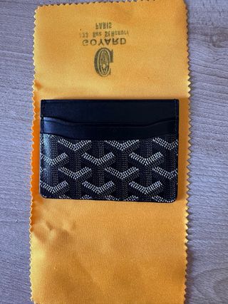Portacarte Goyard Nero/Marrone