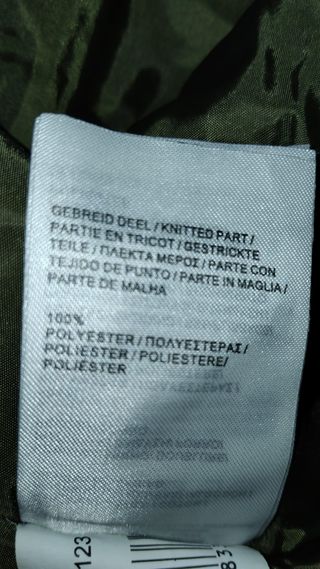 Giubbotto uomo PETROL poliestere verde