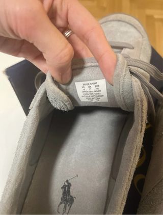 Zapatillas Polo Ralph Lauren grises