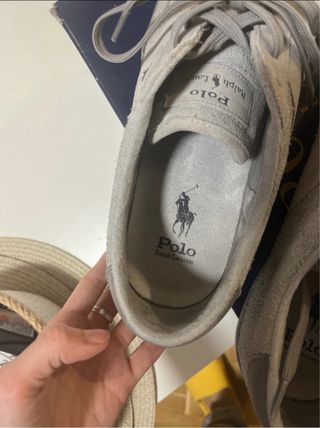 Zapatillas Polo Ralph Lauren grises