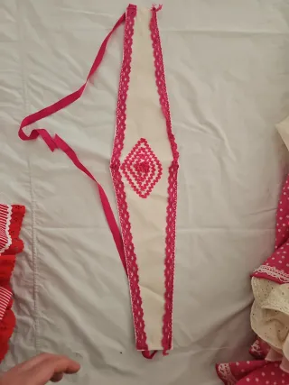 Falda Rociera con Camisa y Fajín