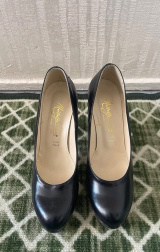 Scarpe con tacco nere donna 38