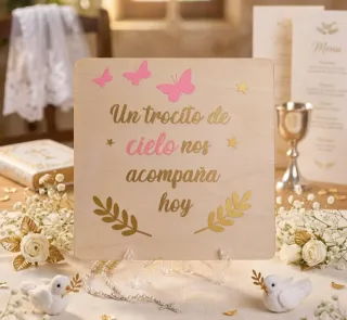 Cartel Un trocito de cielo nos acompaña