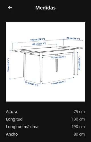 Mesa de comedor grande