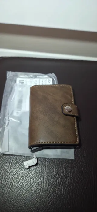 Cartera Tarjetero Marrón