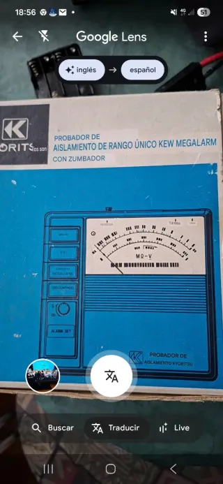 Probador Aislamiento Kyoritsu KEW 3202