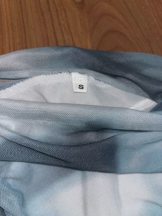 Camiseta transparente manga larga