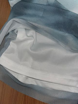 Camiseta transparente manga larga