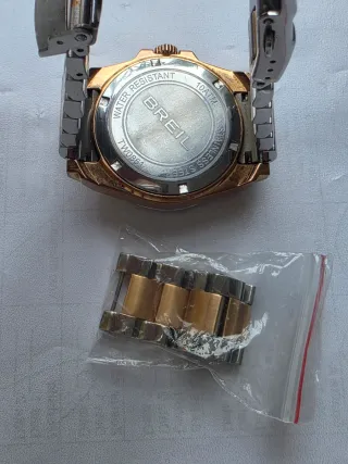 Orologio Breil Uomo Acciaio Dorato Argento