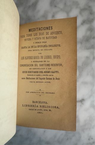Meditaciones para el adviento. Ligorio