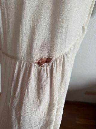 Camiseta Pull&Bear blanca manga 3/4