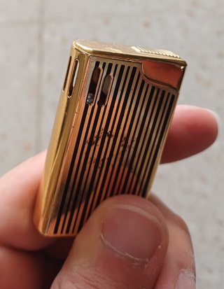 Encendedor Vintage Royal Master Dorado y Negro