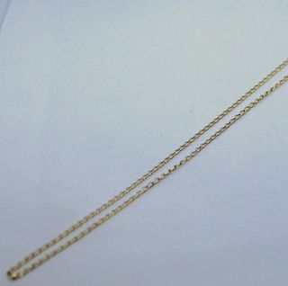 Cadena de oro de 18k. Peso: 2.79 gr.