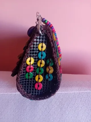 Bolso artesanal multicolor