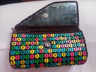 Bolso artesanal multicolor