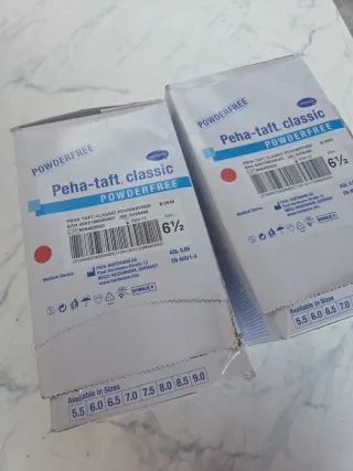 50 Guantes Quirúrgicos Peha-taft Talla 6.5