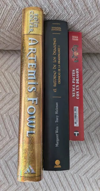 Lote tres libros literatura fantástica