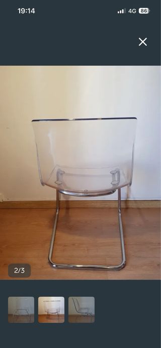 2 Sillas Tobias IKEA nuevas