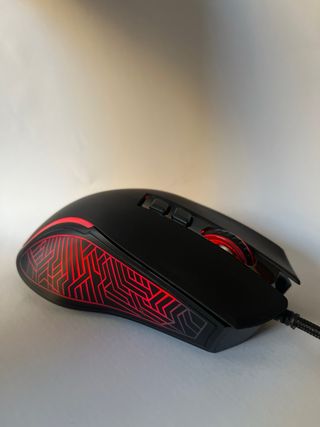 Ratón Gamer Redragon M601 RGB Negro/Rojo