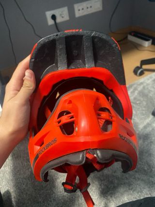 Casco Integral Rockbros Rojo TALLA M 53CM Y 58CM