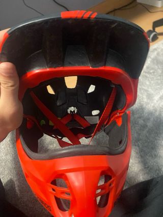 Casco Integral Rockbros Rojo TALLA M 53CM Y 58CM