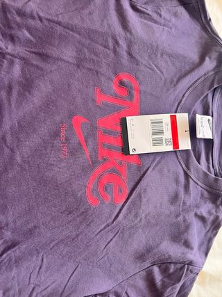 Camiseta Nike Niño Talla L Morada