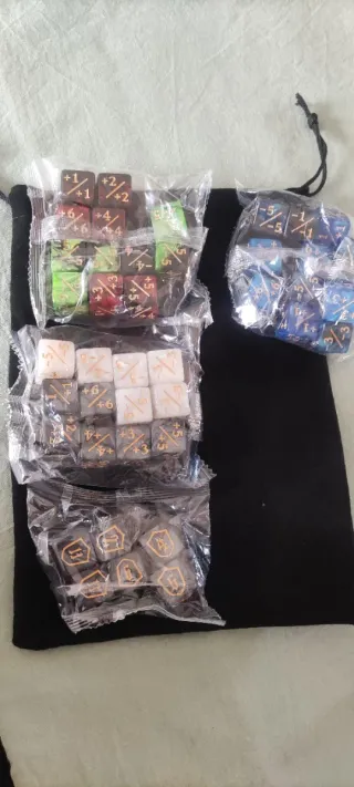Lote de dados de rol sin usar