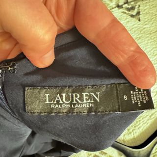 Vestido azul marino Ralph Lauren
