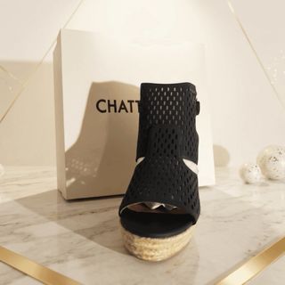 Sandalias Con Cuña de Esparto 40 NUEVAS