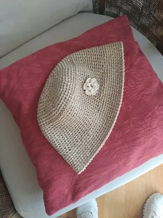Sombrero a crochet en algodón y bambú