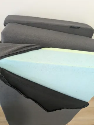 Colchón plegable viscoelástico