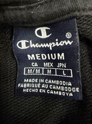 Felpa Champion Uomo Zip Intera Taglia M