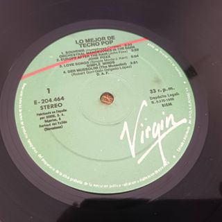 Vinilo Lo Mejor del Tecno Pop