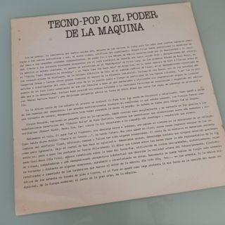 Vinilo Lo Mejor del Tecno Pop