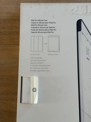 Custodia Silicone iPad Pro 9.7 Grigio Carbone