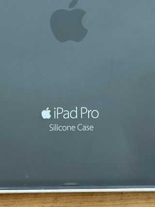Custodia Silicone iPad Pro 9.7 Grigio Carbone