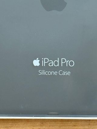 Custodia Silicone iPad Pro 9.7 Grigio Carbone