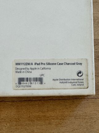 Custodia Silicone iPad Pro 9.7 Grigio Carbone