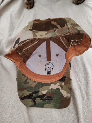 Cappellino Multicam con patch teschio