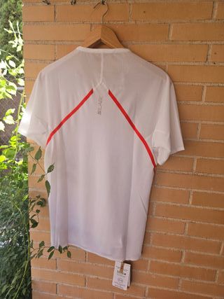 Camiseta Salomon S/LAB blanca y roja